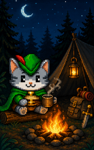 Pixel Cat world